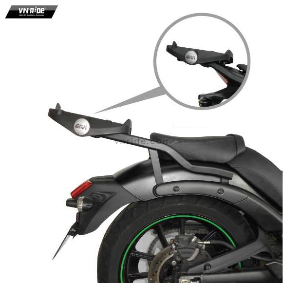 BAGA SAU GIVI Vulcan S 650 4115FZ-MY (Shop hỗ trợ tùy chỉnh lắp đặt cho Rebel 300-500 / Shadow / VTX / Các dòng xe Cruiser) + ĐẾ THÙNG M5M (Cảng sau – Kệ sau) BAGA SAU GIVI Vulcan S 650 4115FZ-MY (Shop hỗ trợ tùy chỉnh lắp đặt cho Rebel 300-500 / Shadow / VTX / Các dòng xe Cruiser) + ĐẾ THÙNG M5M (Cảng sau – Kệ sau)