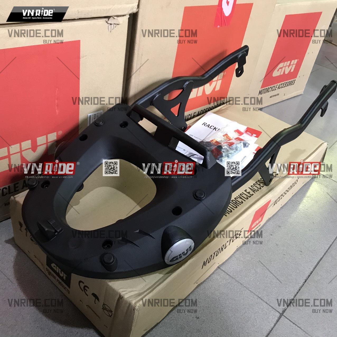 BAGA SAU GIVI Vulcan S 650 4115FZ-MY (Shop hỗ trợ tùy chỉnh lắp đặt cho Rebel 300-500 / Shadow / VTX / Các dòng xe Cruiser) + ĐẾ THÙNG M5M (Cảng sau – Kệ sau) BAGA SAU GIVI Vulcan S 650 4115FZ-MY (Shop hỗ trợ tùy chỉnh lắp đặt cho Rebel 300-500 / Shadow / VTX / Các dòng xe Cruiser) + ĐẾ THÙNG M5M (Cảng sau – Kệ sau)