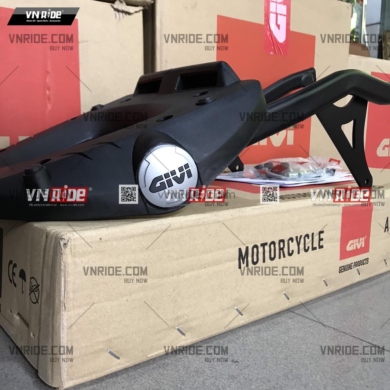 BAGA SAU GIVI Vulcan S 650 4115FZ-MY (Shop hỗ trợ tùy chỉnh lắp đặt cho Rebel 300-500 / Shadow / VTX / Các dòng xe Cruiser) + ĐẾ THÙNG M5M (Cảng sau – Kệ sau) BAGA SAU GIVI Vulcan S 650 4115FZ-MY (Shop hỗ trợ tùy chỉnh lắp đặt cho Rebel 300-500 / Shadow / VTX / Các dòng xe Cruiser) + ĐẾ THÙNG M5M (Cảng sau – Kệ sau)