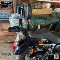 BAGA TỰA LƯNG GẤP GỌN cho IRON 883 / FORTY-EIGHT (48) / SPORTSTER 1200 CUSTOM (màu Đen) (Cảng sau – Kệ sau)