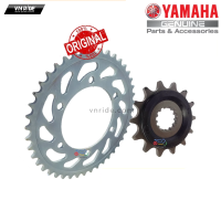 Bộ nhông trước sau (Nhông dĩa) Yamaha R3 / MT-03 (Chính hãng)