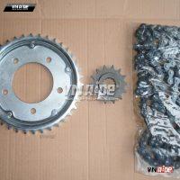 Bộ nhông trước sau và xích CB400SS
