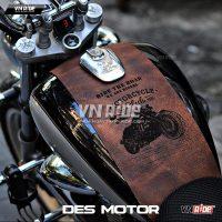 Tấm da bọc trên bình xăng DES MOTOR cho GZ150-A