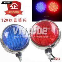 Cặp đèn  Police tròn LED xanh đỏ
