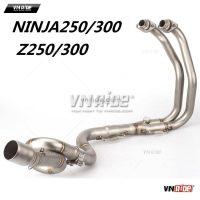 Cổ pô xoắn Ninja 300 / Z300 (có lỗ cắm cảm biến)