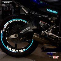 Bộ dán vành phản quang YZF R6 các đời