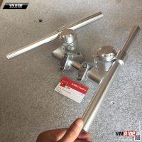 Ghi đông Clip-on độ Cafe Race cho CB400 và CB750 không cần thay chàng 3