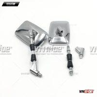 Cặp gương chữ nhật Classic crom ( Kính chiếu hậu )
