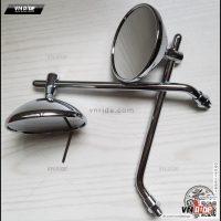 Gương tròn bo Crom