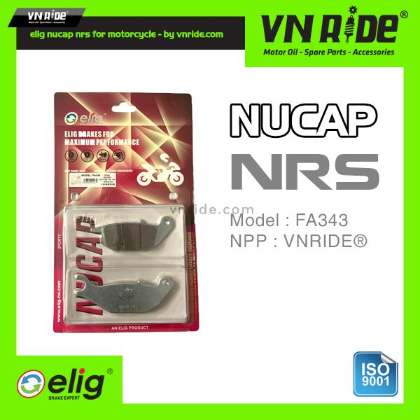 Má phanh (bố thắng) sau Elig NUCAP (NRS-FA343) Má phanh (bố thắng) sau Elig NUCAP (NRS-FA343)