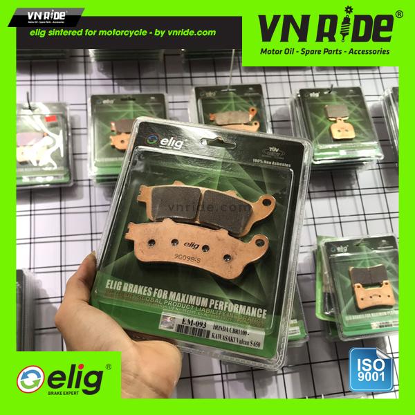 Má phanh (bố thắng) trước xe moto Elig Brake Pads (Sintered EM093-TA56) Má phanh (bố thắng) trước xe moto Elig Brake Pads (Sintered EM093-TA56)