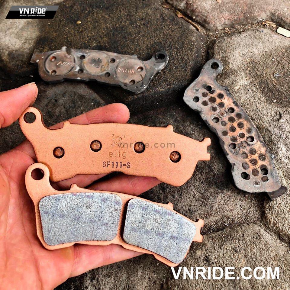 Má phanh (bố thắng) trước xe moto Elig Brake Pads (Sintered EM120) Má phanh (bố thắng) trước xe moto Elig Brake Pads (Sintered EM120)