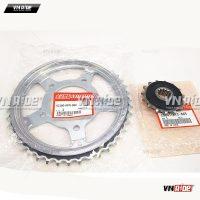 Bộ nhông trước sau đệm caosu Chính Hãng cho CB400 VTEC 1 / 2 / 3 / Revo / SF2015+ Bộ nhông trước sau đệm caosu Chính Hãng cho CB400 VTEC 1 / 2 / 3 / Revo / SF2015+