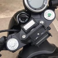 Pat kẹp điện thoại CNC GUB cho DUCATI SCRAMBLER CAFE