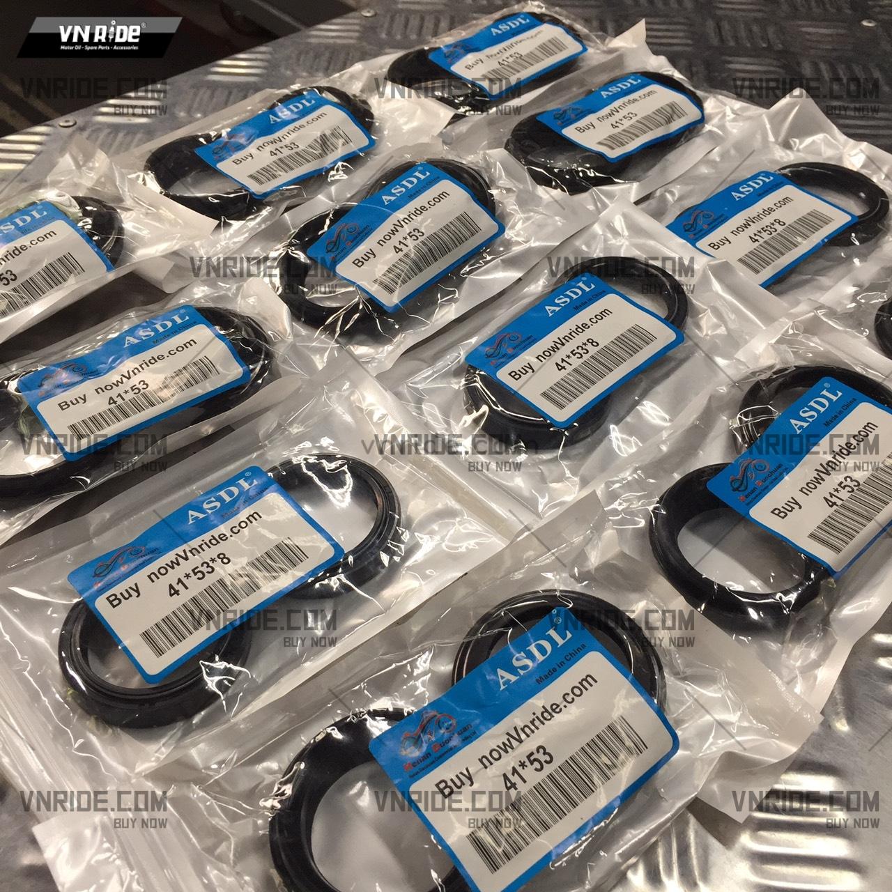 Phớt dầu và phớt bụi phuộc trước xe moto ASDL (02 phớt dầu + 02 phớt bụi) (Tùy chọn tất cả các cỡ) Phớt dầu và phớt bụi phuộc trước xe moto ASDL (02 phớt dầu + 02 phớt bụi) (Tùy chọn tất cả các cỡ)