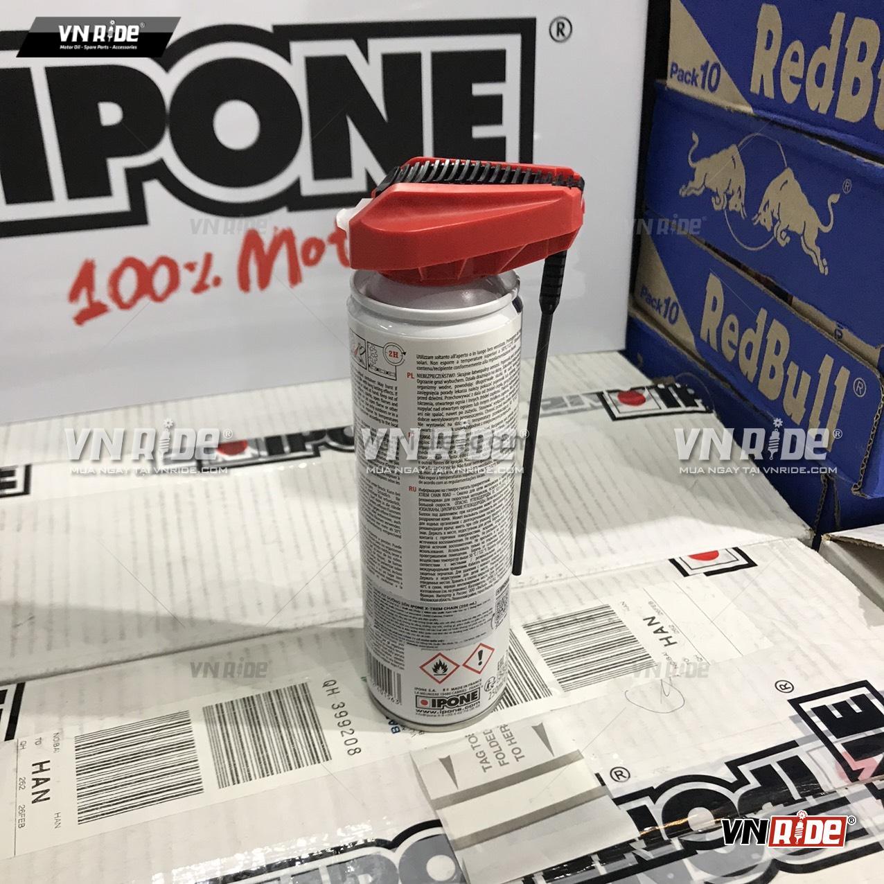 Xịt dưỡng xích (sên) IPONE X-TREM CHAIN ROAD (250ml) Xịt dưỡng xích (sên) IPONE X-TREM CHAIN ROAD (250ml)