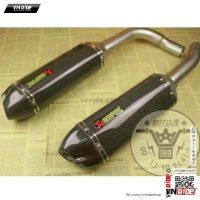Cặp pô và cổ pô Akrapovic độ R1 date 09-14 mẫu 1
