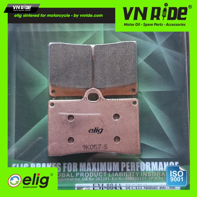 Má phanh (bố thắng) trước xe moto Elig Brake Pads (Sintered EM004) Má phanh (bố thắng) trước xe moto Elig Brake Pads (Sintered EM004)