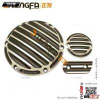 Bộ ốp bưởng máy trái CNC RSD (Đen/Bạc) cho IRON 883 / Sportster 1200 CUSTOM