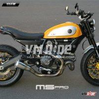 Pô Slip-on MS Pro cho Ducati Scrambler Pô Slip-on MS Pro cho Ducati Scrambler