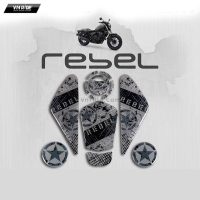 Bộ tem dán Retro bình xăng HONDA Rebel 300 / Rebel 500 Bộ tem dán Retro bình xăng HONDA Rebel 300 / Rebel 500