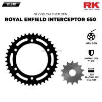 Nhông trước sau (Nhông dĩa) RK Royal Enfield Interceptor 650