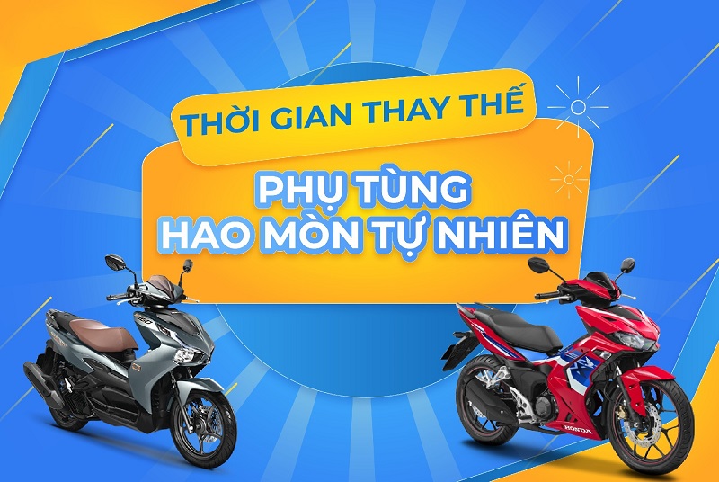 Thời gian thay thế phụ tùng xe máy: Tối ưu hiệu suất của chiếc xe